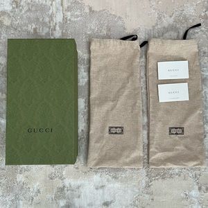 Gucci Shoe Box with Dustbags